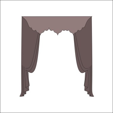 pencere dekorasyon. perdeler. iç Tekstil. 