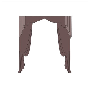 pencere dekorasyon. perdeler. iç Tekstil. 