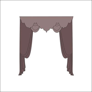 pencere dekorasyon. perdeler. iç Tekstil. 