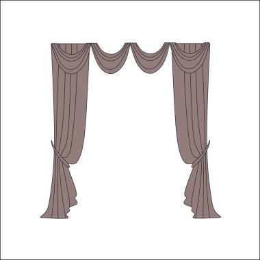 perdeler. iç Tekstil. pencere dekorasyon.