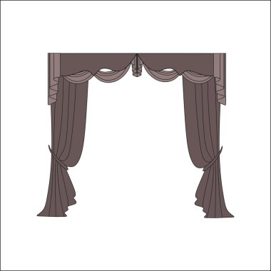 perdeler. iç Tekstil. pencere dekorasyon.