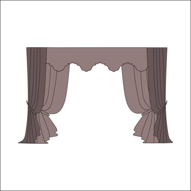 perdeler. iç Tekstil. pencere dekorasyon.