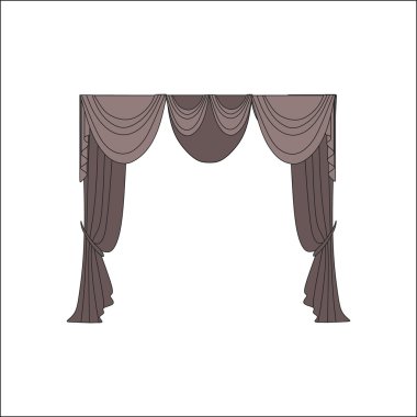 perdeler. iç Tekstil. pencere dekorasyon.