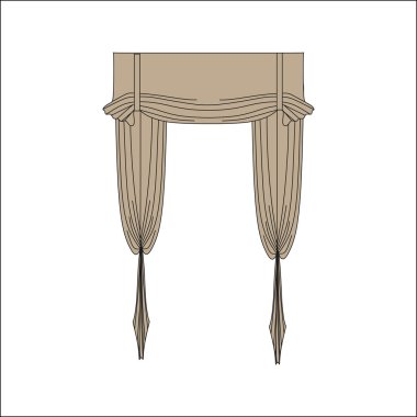 perdeler. iç Tekstil. pencere dekorasyon.