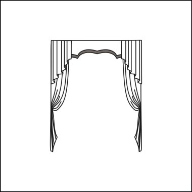 perdeler. iç Tekstil. pencere dekorasyon. 