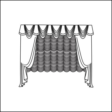 perdeler. iç Tekstil. pencere dekorasyon. 