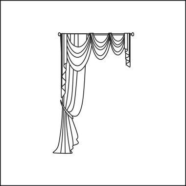 perdeler. iç Tekstil. pencere dekorasyon. 