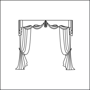 perdeler. iç Tekstil. pencere dekorasyon. 