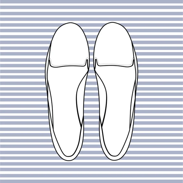 Damskor. casual skor. skor. — Stock vektor