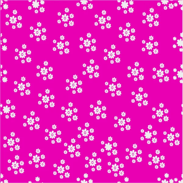 Geschilderde vector print stof en papier-bloemen — Stockvector