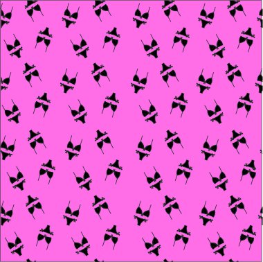 sütyen külot. keten çizilmiş vektör. İç çamaşırı. kadın'ın BM ile yazdırma