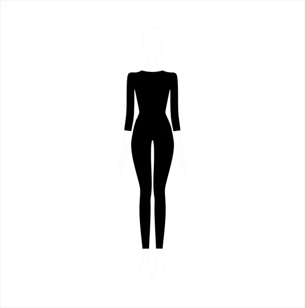 Parte superior e calças desenhadas vector.women 's vestuário . —  Vetores de Stock
