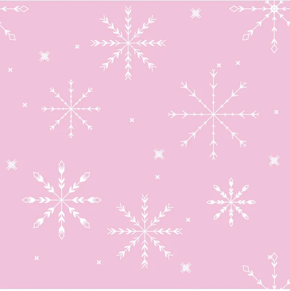 Natale. Stampa di Capodanno. fiocchi di neve . — Vettoriale Stock