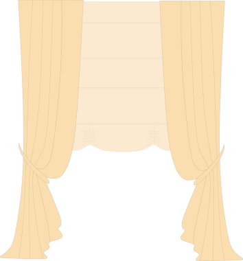 Resimde perdeler