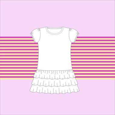 Jersey'deki bir kadının elbise çizimi