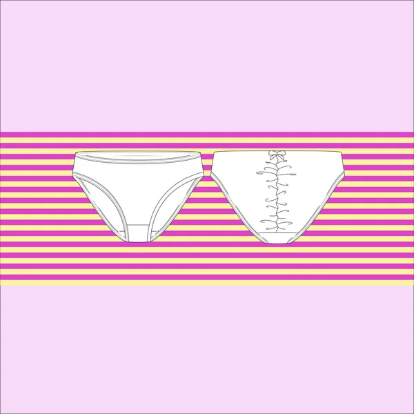 Ilustración de pantalones femeninos — Archivo Imágenes Vectoriales