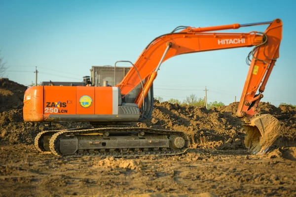 Hitachi Ośz 470 Lch Koparko-koparka — Zdjęcie stockowe