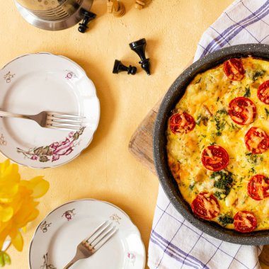 Sebzeli güveç düzdü.