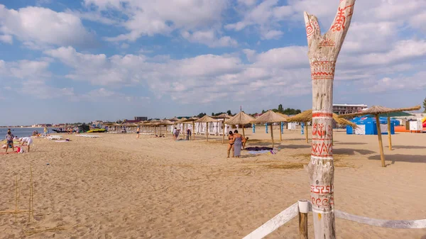 Zatoka Odessa Ucrania Septiembre 2021 Vista Del Drone Escena Playa — Foto de Stock