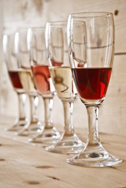 The sky in the cup of the wine