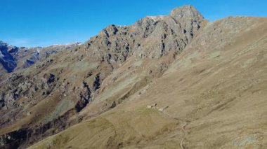 Mucrone Dağı 'nın zirvesi Settefontane' e tırmanırken görüldü