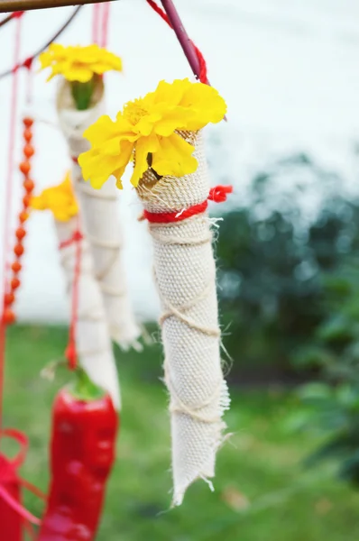 Bruiloft bloemschikken — Stockfoto