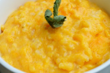 Doğal, sağlıklı, organik kabak püresi