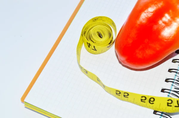 Grönsaker och frukter för viktminskning diet — Stockfoto