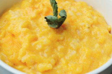 Doğal, sağlıklı, organik kabak püresi