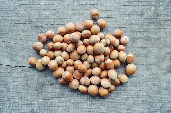 Hazelnuts closeup — Stock Photo, Image