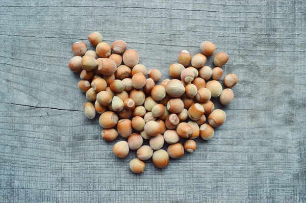 Hazelnuts closeup — Stock Photo, Image