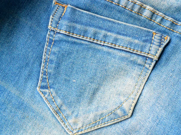 Текстура синіх джинсів pocket.jeans — стокове фото