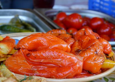 Izgara Sebze Izgara, biber, patlıcan, kabak