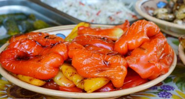 Izgara Sebze Izgara, biber, patlıcan, kabak