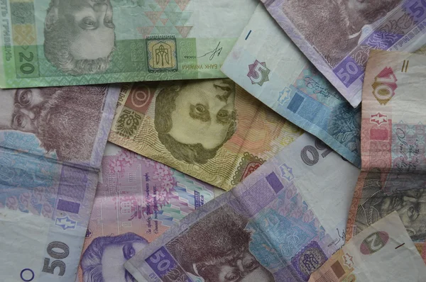 Украинские деньги, бумажник, финансы — стоковое фото