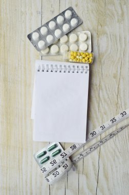 Spor, fitness, kayıt, not defteri, kilo kaybı, diyet, beslenme kavramı