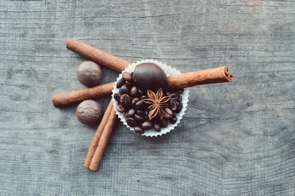 Different chocolate sweets — Stock Photo, Image