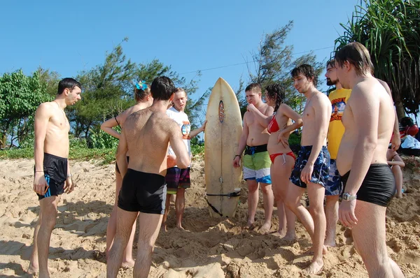 Surfers op Goofy Surf Camp — Stockfoto