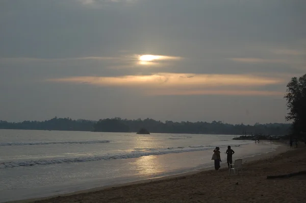 Hermoso atardecer en la playa —  Fotos de Stock