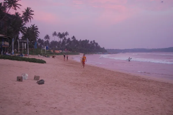 Hermoso atardecer en la playa —  Fotos de Stock