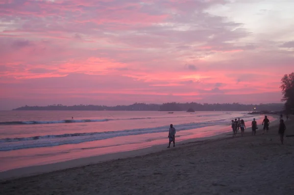 Beautiful Sunset on the beach — Stock Photo, Image