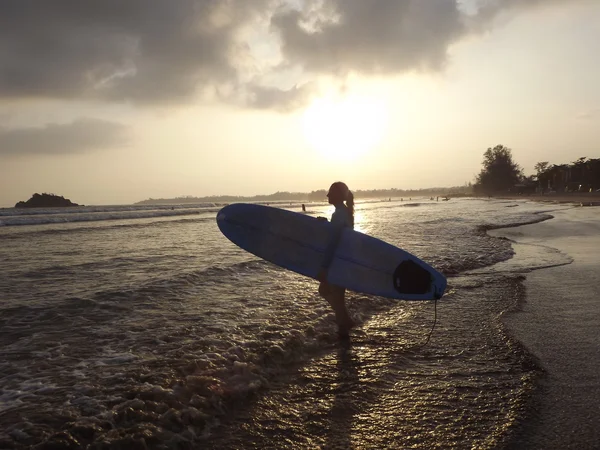 : Colombo, Sri Lanka e 17 gennaio 2014: Pippo CAMP SURF, surf, ricarica WORKOUT — Foto Stock