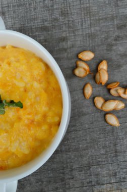 Kasede balkabağı çorbası