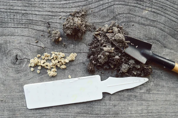 Small shovel for planting — Stock Photo, Image