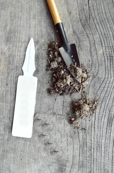 Small shovel for planting — Stock Photo, Image