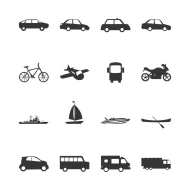 Düz simge seti taşı