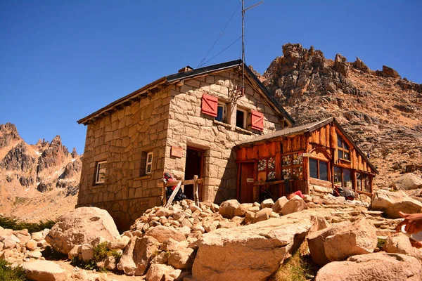 Refuge Frey Cerc San Carlos Bariloche Top Cathedral Cordon — Stock Photo, Image