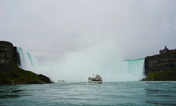 Niagara Falls Water Fog Create Sense Mystery One Three Largest — Stockfoto