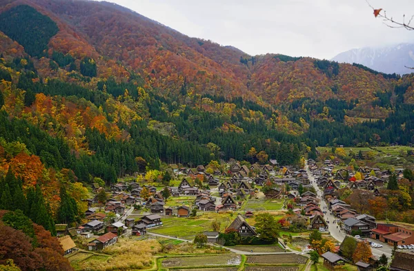 Gassho Zukuri Folk Village Aesthetic Fairy Tale World Retro Era — Stock Photo, Image