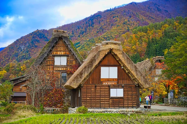 Gthe Zukuri Halk Köyü, Estetik Peri Masalı Dünyası, Retro Dönem Duyusu. UNESCO 'nun Dünya Mirası Alanlarından biri olan Tarihi Köyler. Nagoya, Japonya.